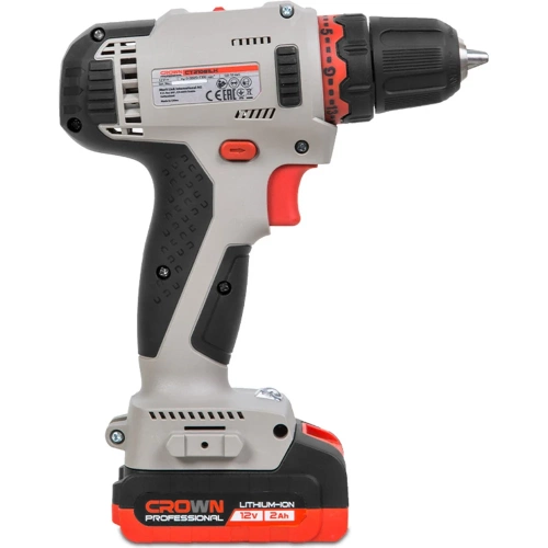 Аккумуляторная дрель-шуруповерт CROWN CT21081H-2 BMC фото 4