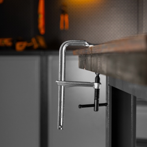 Струбцина F-образная, 80x150мм, кованая Denzel фото 10