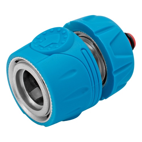 Соединитель быстросъемный 1/2", аквастоп, алюминий, TPR, LUXE Palisad фото 2 Соединитель быстросъемный 1/2", аквастоп, алюминий, TPR, LUXE Palisad фото 2