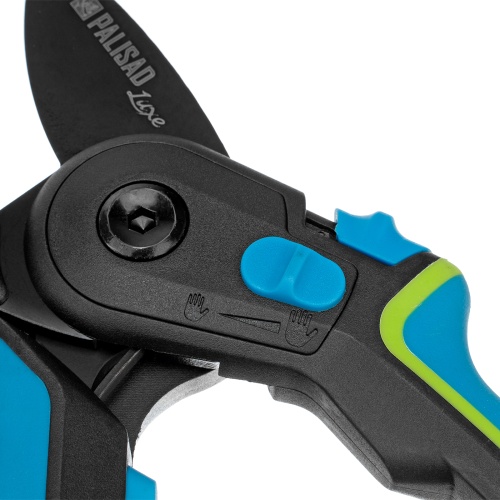 Секатор с наковальней, 220 мм, регулировка захвата, трехкомпонентные рукоятки, Luxe, Palisad фото 5