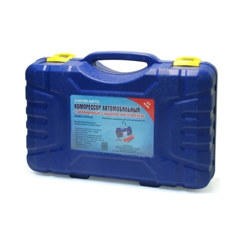 Компрессор МАЯКАВТО AC625ma 2х-поршневой, в кейсе, с набором инструментов AC625ma фото 4