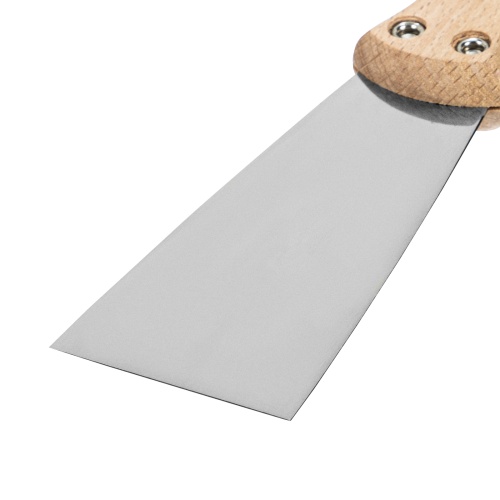 Шпательная лопатка из нержавеющей стали, 50 мм, буковая рукоятка, EFP Matrix фото 5 Шпательная лопатка из нержавеющей стали, 50 мм, буковая рукоятка, EFP Matrix фото 5