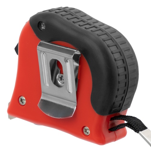 Рулетка Double fixation,3 м х 16 мм,обрезиненный корпус,двойная плавная фиксация Matrix фото 2