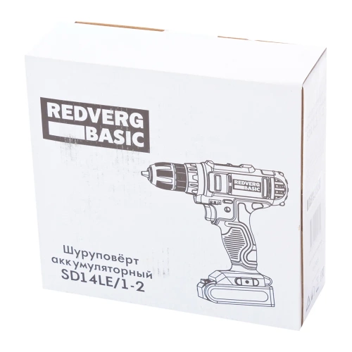 Аккумуляторный шуруповерт REDVERG Basic SD14LE/1-2 6680819 фото 10