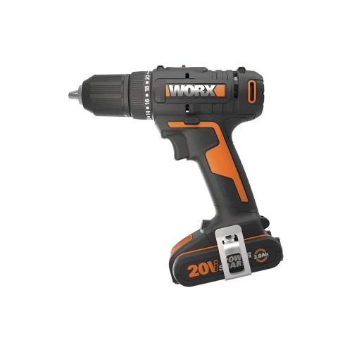 Аккумуляторная дрель-шуруповерт WORX WX108 45Нм, 20В, 2Ач x2, ЗУ 2А, кейс фото 9 Аккумуляторная дрель-шуруповерт WORX WX108 45Нм, 20В, 2Ач x2, ЗУ 2А, кейс фото 9