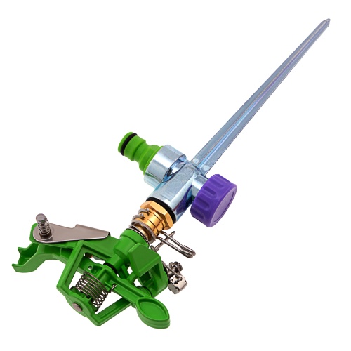 Разбрызгиватель латунный, импульсный, с регулировкой угла горизонт распыления до 26 м Palisad фото 2