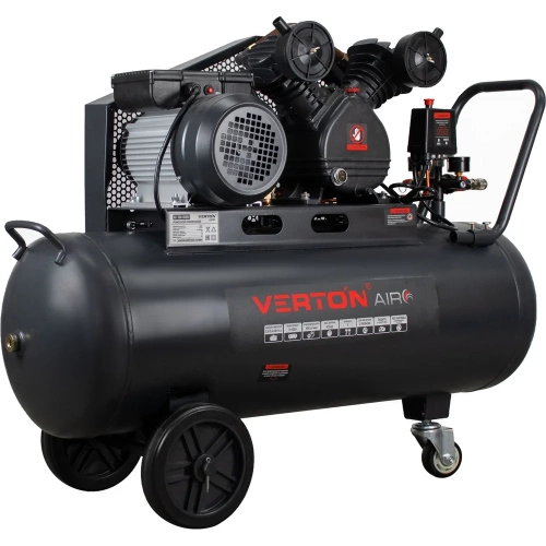 Компрессор VERTON Air AC-100/450RV, 230/50 В/Гц, 100 л, 10б, 2.2 кВт, 1000об/мин  01.14017.15125 фото 10