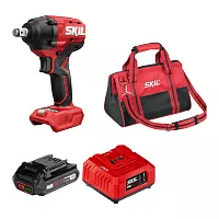 Набор SKIL Аккумуляторный гайковерт IW6720 (IW6720SE00+CB5197SE11+BG3224SE00) 9-1-008