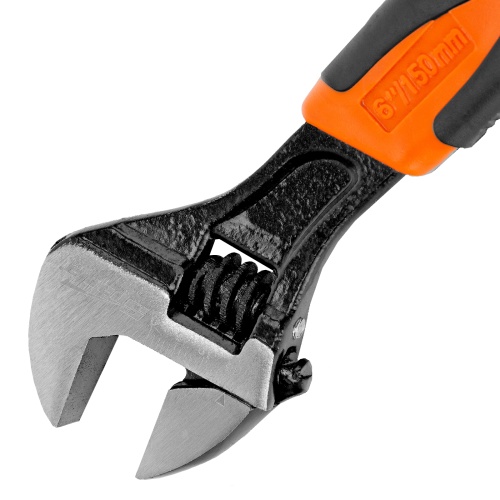 Ключ разводной, 150 мм, двухкомпонентная рукоятка Sparta фото 3