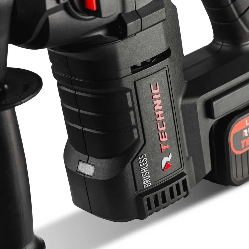 Аккумуляторный перфоратор RUNTEC TECHNIC 2.5 Дж, 20 В, 2x4 Ач, 900 Вт RT-EH900T фото 7