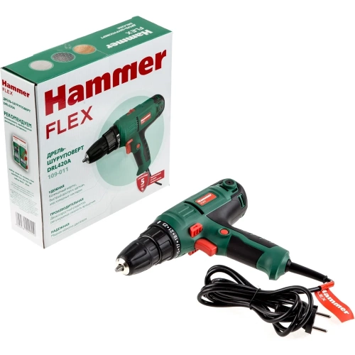 Дрель-шуруповерт HAMMER Flex DRL420А 522508 фото 8