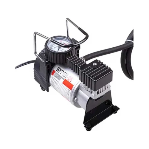 Металлический компрессор 35л/мин в прикуриватель Сумка, 7атм SKYWAY БУРАН-06 S02001008 фото 4