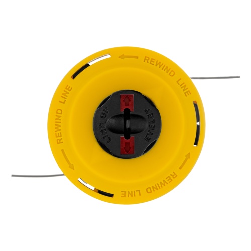 Катушка триммерная полуавтоматическая, легкая заправка лески, гайка M8x1.25, винт M8-M8 Denzel фото 2