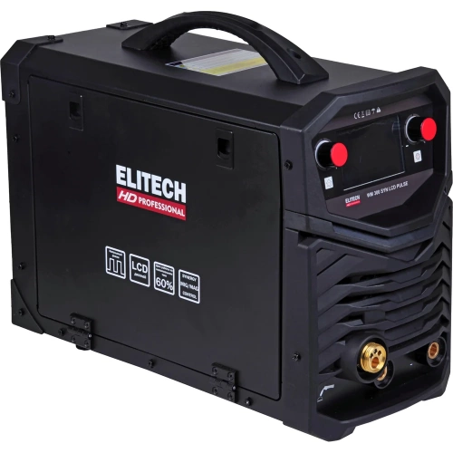 Сварочная мультисистема Elitech HD WM 300 SYN LCD PULSE (ММА+MIG/MAG+TIG, импульс) 204474 фото 4