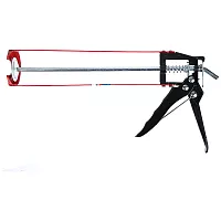 Усиленный пистолет для герметика с металлическим фиксатором HEADMAN 225мм скелетный 684-015