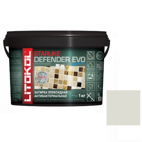 Затирка эпоксидная для швов Litokol Starlike Defender Evo S. 200 Avorio 1 кг