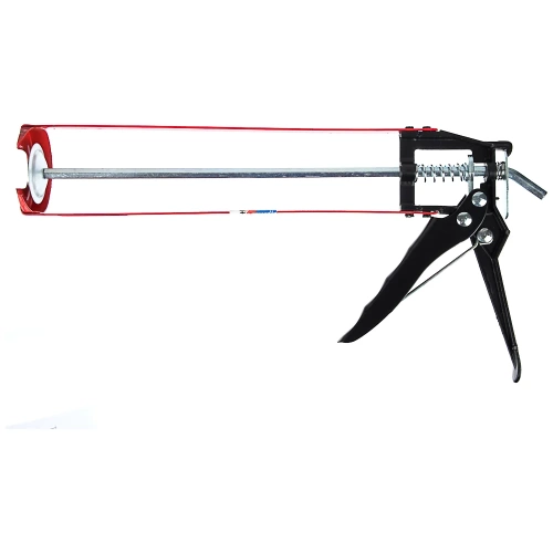 Усиленный пистолет для герметика с металлическим фиксатором HEADMAN 225мм скелетный 684-015