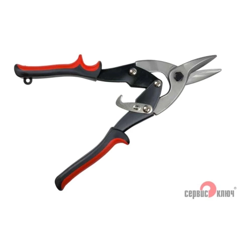 Ножницы по металлу Сервис Ключ с обрезиненными ручками 77330 фото 4 Ножницы по металлу Сервис Ключ с обрезиненными ручками 77330 фото 4