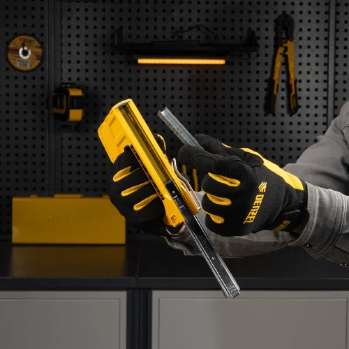 Мебельный степлер Denzel тип 53 и 13, 6-14 мм, тип 140, 10-14 мм, тип 300, 15 мм, тип 500, 15 мм 40215 фото 8