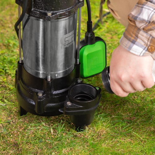 Фекальный насос СФН450, 450 Вт, напор 15 м, 21000 л/ч Сибртех фото 17