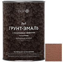 Грунт-эмаль Elcon Smith 3 в 1 с молотковым эффектом медь 0,8 кг