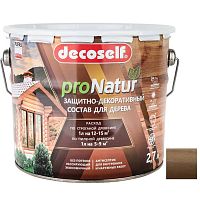 Антисептик лессирующий Pufas Decoself Дуб 2,7 л