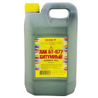 Лак битумный Ясхим БТ-577 Кузбасс-Лак черный 10 л