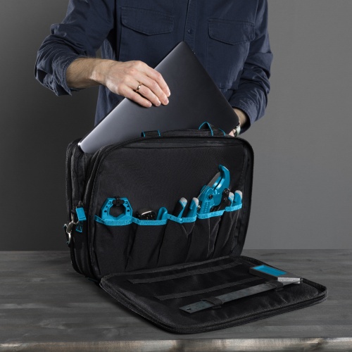 Сумка для инструмента Meister, 31 карман, отсек для ноутБука, наплечный ремень, 400 х 170 х 300 мм Gross фото 13