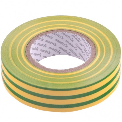 Изолента ПВХ Matrix 88783 желто-зеленая 19 мм 20 м