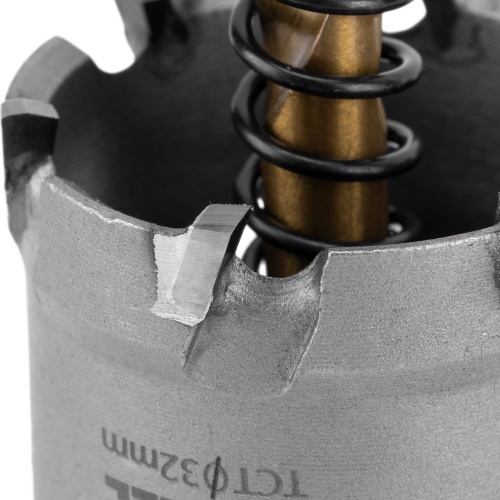 Коронка по металлу твердосплавная, 32 мм Denzel фото 7