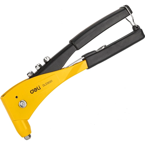 Ручной заклепочник DELI DL236911 265мм, сталь Cr-Mo + алюминиевый сплав, диаметр 2,4 / 3,2 / 4,0 / 4,8 мм 134881 фото 5