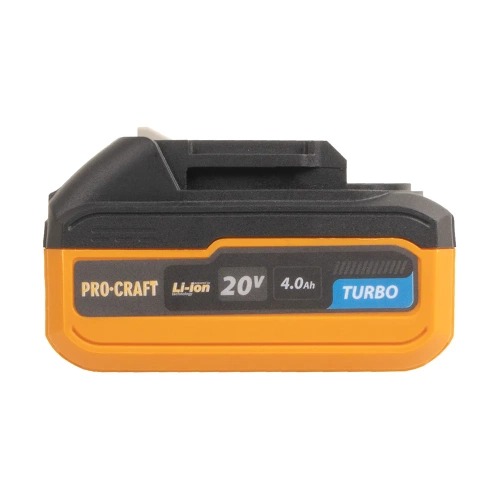 Батарея аккумуляторная PROCRAFT Li-Ion, 20В, 4Ач, BAT20/4 Turbo фото 9