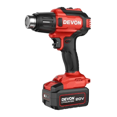 Аккумуляторный строительный фен DEVON без аккумулятора и ЗУ 7713-LI-20