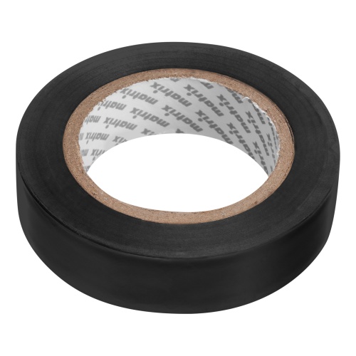 Изолента ПВХ, 15 мм х 10 м, черная, 150 мкм Matrix фото 2