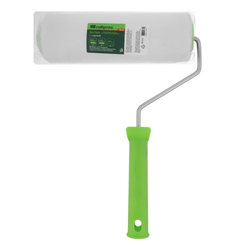 Валик "Поролон" с ручкой, 200 мм, D 48 мм, D ручки 6 мм Сибртех фото 6