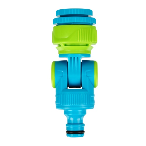 Адаптер штуцерный, шарнирный, с переключателем, 1/2-1'', Palisad Luxe фото 2