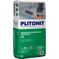 Ровнитель для пола быстротвердеющий Plitonit Р3 финишный 20 кг