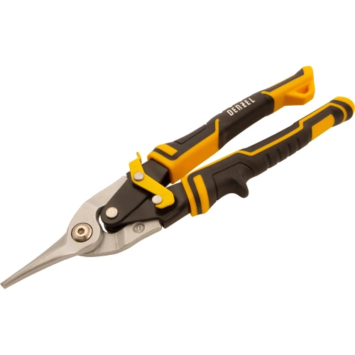 Ножницы по металлу Denzel 270мм, прямой рез,сталь-CrMo, трехкомп.рук-ки  78370 фото 11