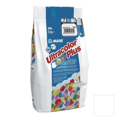 Затирка цементная Mapei Ultracolor Plus №100 белая 5 кг Затирка цементная Mapei Ultracolor Plus №100 белая 5 кг