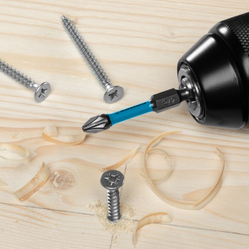 Бита торсионная PZ2 x 50 мм, для ударных шуруповертов, 10 шт. Gross фото 6