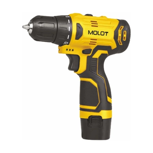 Аккумуляторная дрель-шуруповерт MOLOT MBD 1213 Dli в чемодане 1335567 фото 3