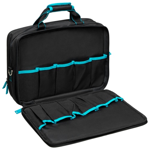 Сумка для инструмента Meister, 31 карман, отсек для ноутБука, наплечный ремень, 400 х 170 х 300 мм Gross фото 6