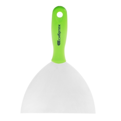 Шпательная лопатка из нержавеющей стали, 150 мм, пластмассовая ручка Сибртех фото 3