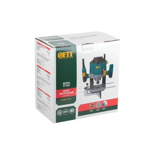 Фрезер FIT 1800 Вт, 6000-22000 об/мин, 8/12 мм, 40 мм, 5,5 кг, быстрая смена щеток, коробка 80596 фото 3