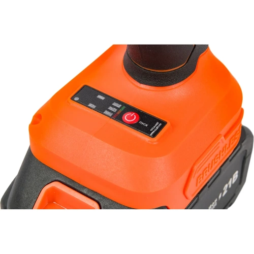 Набор Гайковерт ударный Спец БАГ-21-Б, (бесщеточный двигатель),21В,1аккум *4,0Ач,скорость0-1400/0-2400 об/ми, частота ударов 0-2200/0-3200уд/мин,макс крут момент 350Нм, подсведка,зарядка 4ч,кейс, цв.кор + Перчатки СПЕЦ-4133/ВС-136-0272-01 фото 11 Набор Гайковерт ударный Спец БАГ-21-Б, (бесщеточный двигатель),21В,1аккум *4,0Ач,скорость0-1400/0-2400 об/ми, частота ударов 0-2200/0-3200уд/мин,макс крут момент 350Нм, подсведка,зарядка 4ч,кейс, цв.кор + Перчатки СПЕЦ-4133/ВС-136-0272-01 фото 11