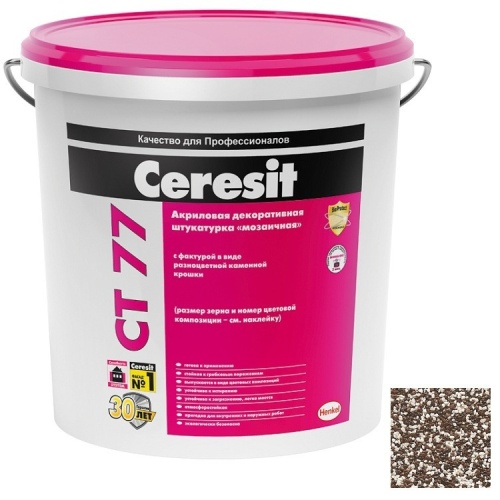 Штукатурка акриловая декоративная Ceresit CT 77 Мозаичная Morocco 5 25 кг