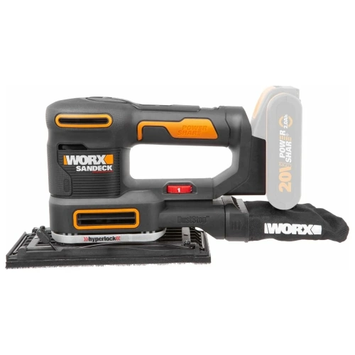 Аккумуляторная виброшлифмашина WORX WX820.9 фото 3 Аккумуляторная виброшлифмашина WORX WX820.9 фото 3