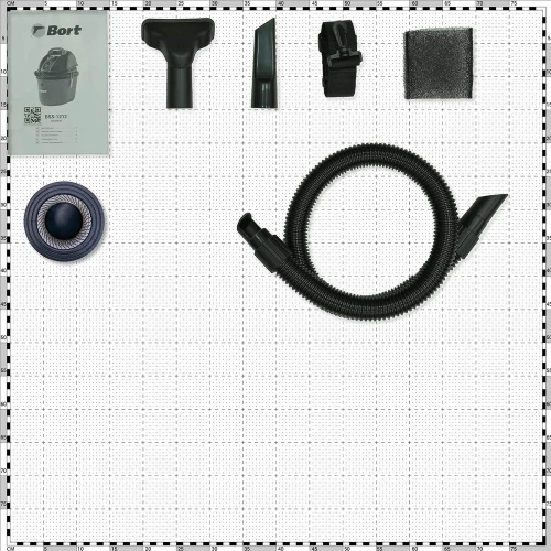 Пылесос для сухой и влажной уборки BORT BSS-1212 93417579 фото 7 Пылесос для сухой и влажной уборки BORT BSS-1212 93417579 фото 7