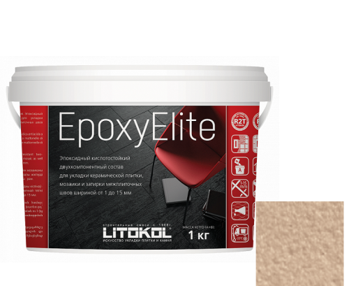 Затирка эпоксидная для швов Litokol Epoxyelite E.09 песочная 1 кг