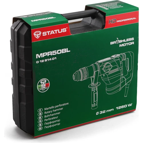 Бесщеточный перфоратор STATUS MPR50BL 01281401 фото 6 Бесщеточный перфоратор STATUS MPR50BL 01281401 фото 6